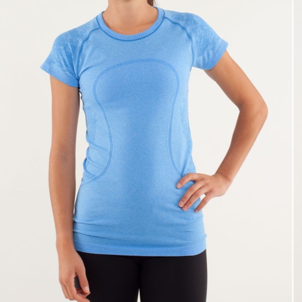 lululemon athletica Blue Short Sleeve Tee - Picture 12 of 12